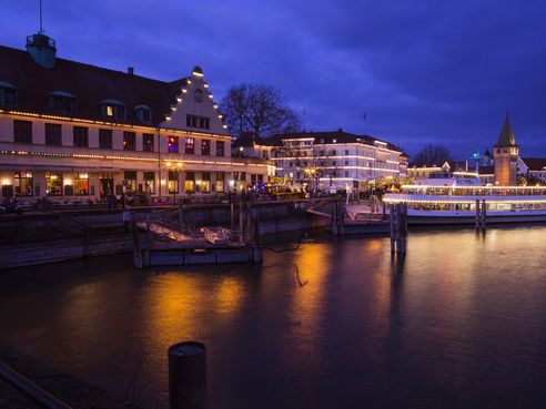 Lindau bei Nacht